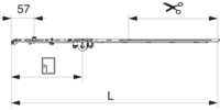 Dreh-Getriebe EH DM 15 fix i.S.