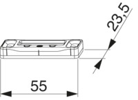 Riegelschließteile 12L Eurofalz FT 24 mm 13V