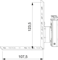 Falzecklagerbänder DT130 für Fenstertüren mit ÜV