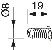 Auflagedübel und Stützdübel