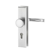 DIECKMANN Schutz-Wechselgarnituren ALPHA für Außen-/Wohnungstüren - Alu silberfarbig