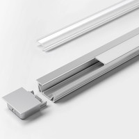 HALEMEIER ChannelLine G2 opal/schwarz - Alu-und Abdeckprofil