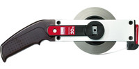 BMI Stahlbandmaß Isolan 13 mm mit mm-Teilung 30 m V-Form