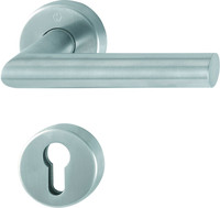 HOPPE Rundrosetten-Garnituren "Amsterdam" - Edelstahl - PZ - Feuerschutz