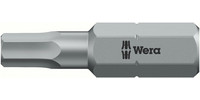 WERA Bit "840/1 Z" - 1/4 Zoll - 25mm - Sechskant
