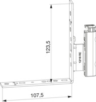 MACO MM Falzecklagerband DT160 für Fenstertür mit ÜV links/rechts