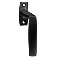 Dänische Fenstergriffe - gekröpft - schwarz - links/rechts