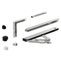 GU Grundkarton "VENTUS F200" ohne Hebel und Flügelstützen - Kipp einwärts