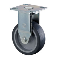 Apparate Bockrolle Vollgummi  mit Gleitlager 40 - 50 kg