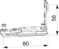 MACO Ecklager Multi Power PVC FT30 12L 13V links/rechts