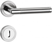 TOPFORM Z.T. Rundrosetten-Drücker-Garnituren "ANDROS" - Edelstahl matt