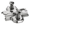 Hettich Kreuzmontageplatte Intermat mit Euroschrauben 0mm 79374