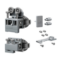 HETTICH WingLine L Beschlagset fuer Faltschiebetuersysteme mittel o.Schließauto. re grau