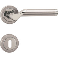 TOPFORM Z.T. Rundrosetten-Garnituren "PLUTO" - Chrom-Edelstahl