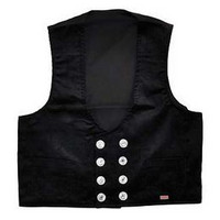 EIKO Trenker-Cord Zunftweste "4105" - Schwarz