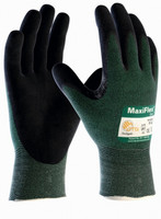 Schnittschutz-Strickhandschuhe MaxiCut® - Grün/Schwarz