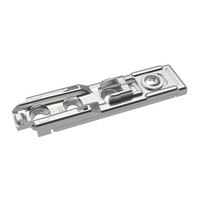 Hettich Linear-Montageplatten mit Direkt-Höhenverstellung - Vernickelt - Zum Anschrauben