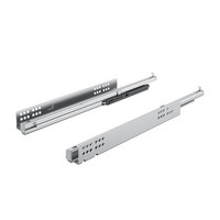 Hettich Vollauszug Quadro V6-Set - mit Silent System - Aufschiebemontage - links/rechts - EB 20 (KD ≤ 16 mm)