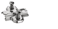 Hettich Kreuzmontageplatte Intermat mit Euroschrauben 0mm 79374