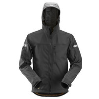 SNICKERS Softshell Jacken mit Kapuze "1229 0404" - Schwarz