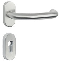 TOPFORM Obj.-Ovalrosetten-Garnituren "ARGES" PZ/PZW - Edelstahl - KL4