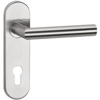 TOPFORM Obj.-Kurzschildgarnitur "JUPITER" - Edelstahl - KL4 - PZ