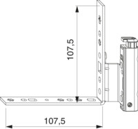 MACO MM Falzecklagerband DT130 mit ÜV links/rechts