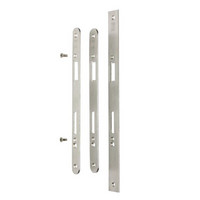 CES Montagestulp "0732" stumpf; Messing poliert, 24 mm Stulp, käntig