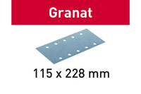 FESTOOL Schleifstreifen STF Granat 115:228 Korn 120 Pak. á 100 Stk.