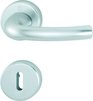 HOPPE Obj.-Rundrosetten-Drücker-Garnituren "Tokyo" - Alu F1 - KL3