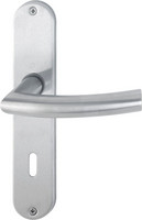 HOPPE Obj.-Langschild-Drücker-Garnituren "Trondheim" - Edelstahl - KL3