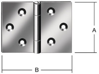 Scharnier breit - verzinkt
